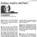 La Presse 2007 - Mains sèches